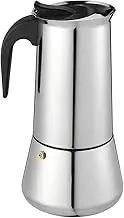 Cabilock Espresso Coffee Maker, 200ML Portable Stainless Steel Espresso Pot Coffee Pot for Gas Stovetop Induction Cookers