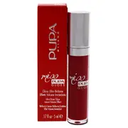 Miss Pupa Gloss Ultra-Shine Lip Gloss - 305 Essential Red by Pupa Milano for Women - 0.17 oz Lip Gloss