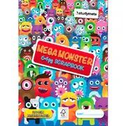 Studymate 330x240 100gsm Mega Monster PP Cover Scrapbook 64pg