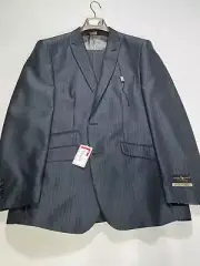 Mens Angelo di Franco Slim Fit Navy Suit Size 42R NEW