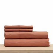 In2Linen Bamboo Cotton 500TC Sheet Range - Colour Copper