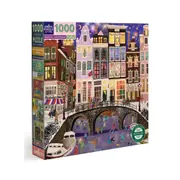 1000pc eeBoo Jigsaw Puzzle 58.4cm Educational Fun Game Magical Amsterdam 14+