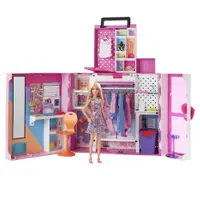 在飛比找蝦皮商城優惠-MATTEL 芭比夢幻衣櫃組合 Barbie 芭比 娃娃 正