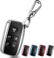 QBUC for LAND ROVER Key Fob Cover Case with Keychain for Range Rover Evoque S...