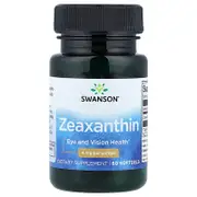 Swanson, Zeaxanthin, 4 mg, 60 Softgels