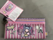 SANTORO GORJUSS 1129GJ02 Fairground Slim Pencil Case Rose, striped