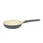Oster Rooney 10 Inch Ceramic Nonstick Cast Aluminum Frying Pan In Grey