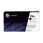 【領券優惠折600】 HP 26A 黑色原廠LASERJET 碳粉匣(CF226A) FOR M402/M426