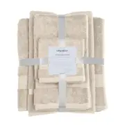 Algodon St Regis Collection Towel 7 Piece Pack - Stone