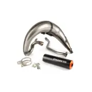 Silencer STAGE6 Streetrace Orange Black Malaguti 50 XTM 2008-2011