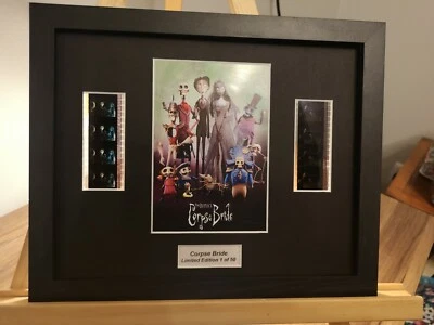 Tim Burtons Corpse Bride 10"x8" 35mm Film Cell Display Framed or Unframed