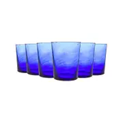 Nicola Spring 6 Piece Meknes Recycled Tumbler Glasses Set - Drinking Glass - 215ml