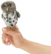 Folkmanis Mini Spotted Owl Finger Puppet