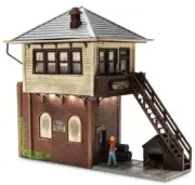 Rare ! Retired Cripple Creek SIGNAL TOWER BUILDING! O GAUGE Authorized Dealer