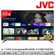 【JVC】65型4K HDR連網液晶顯示器(65M) | Google認證 | YouTube支援 | NetFlix