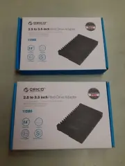 (2) ORICO 1125SS 2.5 Inch to 3.5 Inch HDD Adapter SSD Hard Disk Drive Caddy NIB