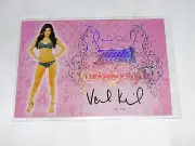 2015 Benchwarmer VAL KEIL Pink Archive #81 Silver Foil Auto PLAYBOY Playmate