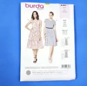 Burda 6343 Pinafore Dress Women Sz 8-18 Sewing Pattern Uncut