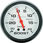 Auto Meter 5801 Phantom Mechanical Boost/Vacuum Gauge