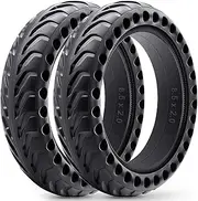 Monuary 2 Pieces Solid Tyre Compatible with 8.5'' Electric Scooter - 8 1/2 x 2 Spare Solid Tires, Scooter Tires Acessories for the Xiaomi M365 / Mi Pro 2 / Cecotec, and all 8.5 -inch Scooter