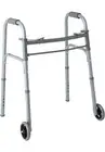 4-Pack-Junior Medline Guardian Two Button Folding Walker With 5" Wheels