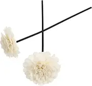 1set Aromatherapy Diffuser Flower Sticks Safe Pe Rattan Sticks for Essential Oil Fragrance Home Air Freshener Strong Aroma Release Healthy Material 2pcs