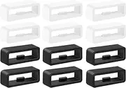 18mm Band Keepers for Garmin Venu 3S 2S / Vivoactive 4S / Vivomove 3S / Forerunner 255s 265s Watch Band, Silicone Security Loop Replacement Band Keeper Loop/Holder/Clips/Fastener