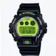 CASIO 卡西歐G-SHOCK 經典系列 運動電子錶 黑綠DW-6900RCS-1/50mm