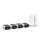ANRAN 4MP Solar Battery CCTV Security Camera System Home Kits 64GB 2-Way Audio