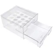Egg Holders for Fridge Drawer Storage Box Double-layer Rack