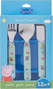 Petit Jour Paris - Peppa Pig Cutlery - Supports Autonomy - PI903K