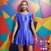 Women's Shiny Dress Skirt Short Dress Ballet Dancewear Exercise Spandax Yoga New