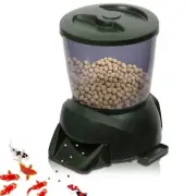 Sammery Automatic Pond Fish Feeder, 4.5L Large Capacity Outdoor Pond Fish Fee...