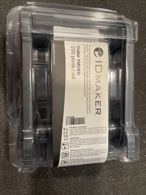 ID Maker Primacy 200 Print Ribbon - Full-Color YMCKO Printer Ribbon 46804