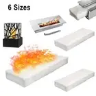 Optimal Fire with Fireplace Firebox made of Ceramic Fibre Material