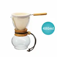 在飛比找樂天市場購物網優惠-HARIO 法蘭絨濾布咖啡壺480ml／橄欖木／DPW-3-