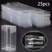 25pcs 1:64 Scale Clear Models Toys Car Display Boxes Show Storage Case Dustproof