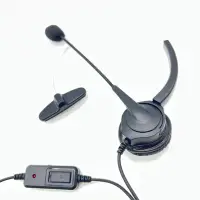 在飛比找Yahoo!奇摩拍賣優惠-單耳耳機麥克風 含調音靜音功能 ARISTEL安立達  DK