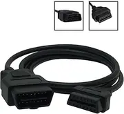 9.84FT 3M OBDII OBD2 16 Pin Male to Female Extension Cable Diagnostic Extender - OBDII Scan Tool Extension Cable (3M/9.84Ft)