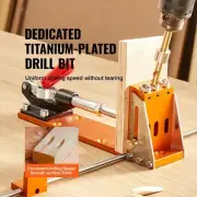 34-Piece Pocket Hole Jig System with C-Clamp and Accessories for DIY Carpentry
