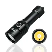 D570-GL 2.0 2-in-1 Scuba Diving Signal Light 1500 Lumens Underwater Flashligh...