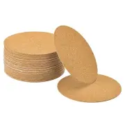 40 Pcs Self-Adhesive Cork Round, 3" X 3" Cork Tiles Backing Sheets Cork Coasters