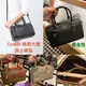 美國正品COACH F83607全新款 前拉鍊-滿版深咖紅色、滿版卡其白、深咖黑色、滿版深咖黑拚粉、黑金色~波士頓包 (大號.頭層真皮+防刮PVC皮革) 可斜背包 側背包 手提包 肩背包--(保證美國Outlet 直購100%正品櫃購入) -*vivi shop*