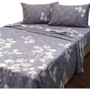 Mistral Purple Bed Sheet Set 4 Piece 620 TC