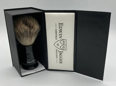 Edwin Jagger Chatsworth Imitation Ebony Shaving Brush (Best Badger)