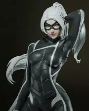 Black Cat V1 Statue 3D Printed Kit Unpainted/Unassembled