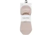 Calvin Klein Mens Caleb No Show Liner Socks 2-Pack ECL172 Sand