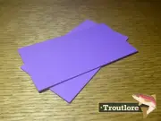 2 x PURPLE CLOSED CELL FOAM SHEETS 5" x 3" - NEW FLY TYING MATERIALS