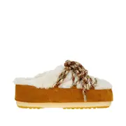 [MOON BOOT] MOON BOOT Shearling 'Icon' mules Woman 41/42 41/42 White