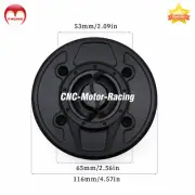 CNC Black Gas Cap Tank Oil Cover Fuel Gasoline For KTM Duke RC 390 2024-2025
